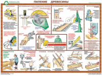 Комплект плакатов "Безопасность труда при деревообработке" - fgospostavki.ru - Новоалтайск