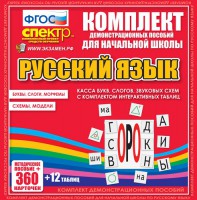 Динамические раздаточные пособия. Русский язык (комплект демонстрационных материалов). Касса букв, слогов, звуковых схем с набором интерактивных таблиц. - fgospostavki.ru - Новоалтайск