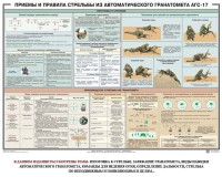 Плакат "Приемы и правила стрельбы из автоматического гранатомета АГС-17" - fgospostavki.ru - Новоалтайск