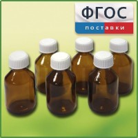Набор склянок для растворов реактивов 30 миллилитров (6 штук) - fgospostavki.ru - Новоалтайск