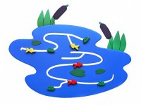 Сенсомоторное декоративно-развивающее панно "Река" - fgospostavki.ru - Новоалтайск