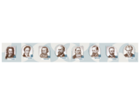 Стенд-лента "Выдающиеся ученые-историки" - fgospostavki.ru - Новоалтайск