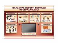 Многофункциональный интерактивный стенд-тренажер "Оказание первой помощи пострадавшим" для учащихся общеобразовательных учреждений - fgospostavki.ru - Новоалтайск