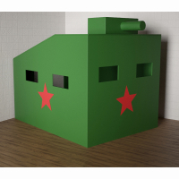 Игровой домик «Танк» - fgospostavki.ru - Новоалтайск