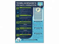 Стенд-уголок "Техника безопасности при работе на компьютере в общеобразовательных учреждениях" - fgospostavki.ru - Новоалтайск