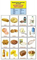 Раздаточные карточки "Продукты питания" - fgospostavki.ru - Новоалтайск