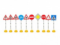 Комплект стоек с дорожными знаками № 1 - fgospostavki.ru - Новоалтайск