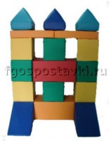 Мягкий модуль-конструктор "Башня" (17 элементов) - fgospostavki.ru - Новоалтайск