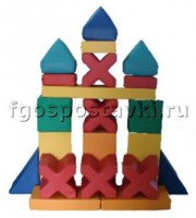 Мягкий модуль-конструктор "Башня" (21 элемент) - fgospostavki.ru - Новоалтайск