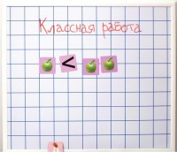 Магнитно-маркерная доска "Клетка" (86 см х 75 см) - fgospostavki.ru - Новоалтайск