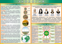 Таблица "Экология. Определения и история" (100х140 сантиметров, винил) - fgospostavki.ru - Новоалтайск