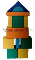 Мягкий модуль-конструктор "Городок" (12 элементов) - fgospostavki.ru - Новоалтайск