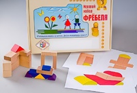 Игровой набор Фребеля "Конструктор деревянный без соединений-2" (Серия "Эксперимент") - fgospostavki.ru - Новоалтайск