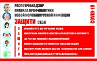 Плакат "Правила профилактики коронавируса" - fgospostavki.ru - Новоалтайск