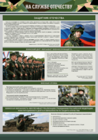 Стенд "На службе Отечеству" Вариант 1 - fgospostavki.ru - Новоалтайск
