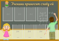 Стенд "Ученики приносят славу ей" - fgospostavki.ru - Новоалтайск