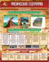 Стенд "Физическая география. Литосфера" Вариант 1 - fgospostavki.ru - Новоалтайск