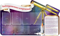 Стенд "Наблюдательная астрономия" - fgospostavki.ru - Новоалтайск