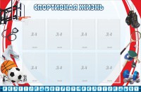 Стенд "Спортивная жизнь" Вариант 1 - fgospostavki.ru - Новоалтайск