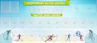 Стенд "Спортивная жизнь школы" - fgospostavki.ru - Новоалтайск