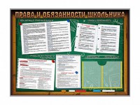 Стенд-уголок "Права и обязанности школьника" - fgospostavki.ru - Новоалтайск
