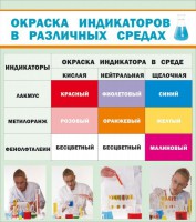 Стенд "Окраска индикаторов в различных средах" - fgospostavki.ru - Новоалтайск
