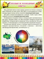 Стенд "Теплые и холодные цвета" - fgospostavki.ru - Новоалтайск