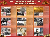 Стенд "Великая война Великого народа" Вариант 1 (9 блоков) - fgospostavki.ru - Новоалтайск