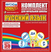 Динамические раздаточные пособия. Русский язык (веера). Читаем по слогам (слоги из двух букв). Конструируем слова (слоги из двух и трех букв). - fgospostavki.ru - Новоалтайск