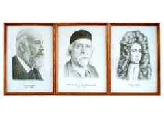 Портреты выдающихся химиков (деревянная рамка, под стеклом) - fgospostavki.ru - Новоалтайск