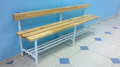 Скамья для раздевалок со спинкой (2,5 метра) - fgospostavki.ru - Новоалтайск