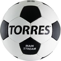 Мяч футбольный TORRES Main Stream (размер 4, синтетическая кожа, тренировочный) - fgospostavki.ru - Новоалтайск