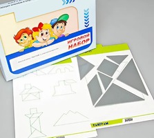 Игровой набор "Танграм" (с комплектом карточек) - fgospostavki.ru - Новоалтайск