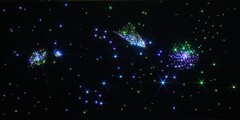 Настенный фиброоптический ковер "Млечный путь" 150х150, 450 точек - fgospostavki.ru - Новоалтайск