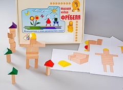 Игровой набор Фребеля "Конструктор деревянный без соединений-3" (Серия "Эксперимент") - fgospostavki.ru - Новоалтайск
