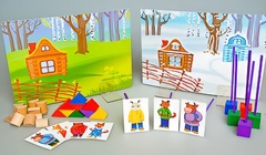 Игровой набор Фребеля "Заюшкина избушка" (серия "Сказочный мир". Выпуск 1) - fgospostavki.ru - Новоалтайск