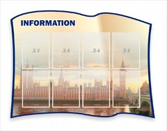 Стенд резной "Информация" Вариант 9 - fgospostavki.ru - Новоалтайск