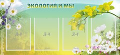 Стенд "Экология и мы" - fgospostavki.ru - Новоалтайск