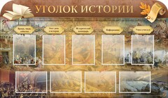 Стенд "Уголок истории" - fgospostavki.ru - Новоалтайск