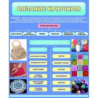 Стенд "Вязание крючком" - fgospostavki.ru - Новоалтайск