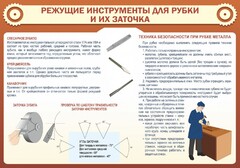 Стенд "Режущие инструменты для рубки и их заточки" - fgospostavki.ru - Новоалтайск