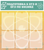 Стенд "Подготовка к ЕГЭ и ОГЭ по физике (6 карманов)" - fgospostavki.ru - Новоалтайск