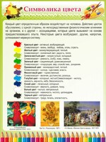 Стенд "Символика цвета" - fgospostavki.ru - Новоалтайск
