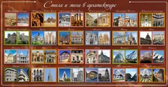 Стенд "Стили и эпохи в архитектуре" - fgospostavki.ru - Новоалтайск
