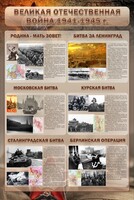 Стенд "Великая отечественная война (битвы)" - fgospostavki.ru - Новоалтайск