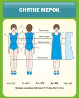 Стенд "Снятие мерок" Вариант 1 - fgospostavki.ru - Новоалтайск