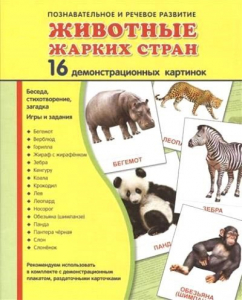 Демонстрационные карточки "Животные жарких стран" - fgospostavki.ru - Новоалтайск