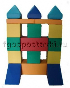 Мягкий модуль-конструктор "Башня" (17 элементов) - fgospostavki.ru - Новоалтайск