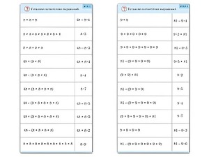 Комплект карточек (10) "Обучающий калейдоскоп. Умножение на 7, 8 и 9" - fgospostavki.ru - Новоалтайск