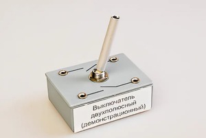 Выключатель двухполюсный (демонстрационный) - fgospostavki.ru - Новоалтайск